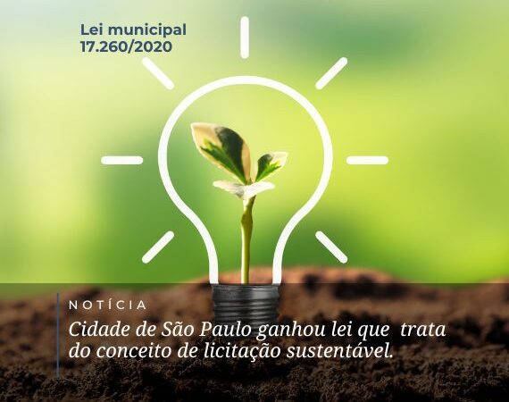 Lei licitação sustentável