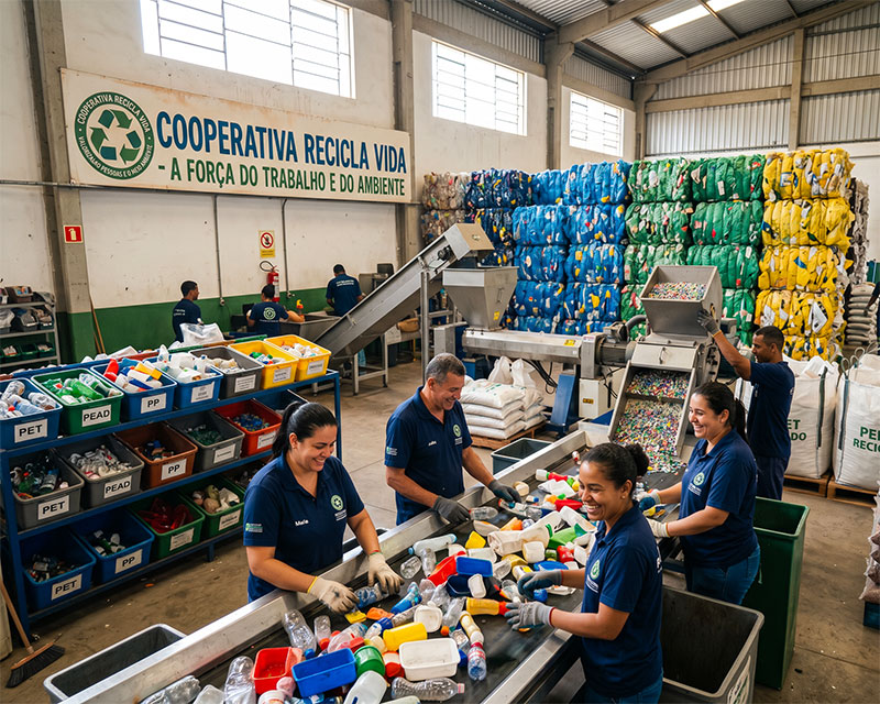 Cooperativa de produtos reciclados
