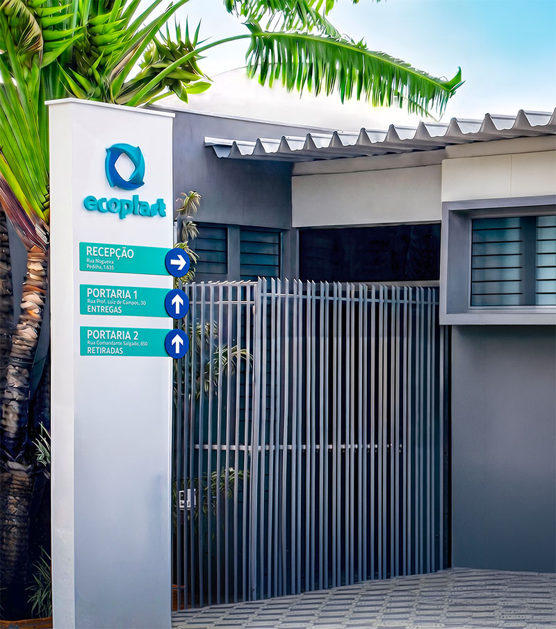 Fachada da Ecoplast Brasil